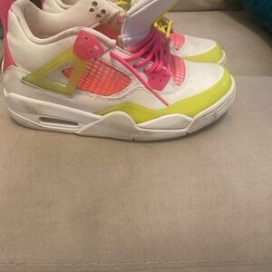 Jordan Kids Sneakers - White, Pink, Yellow